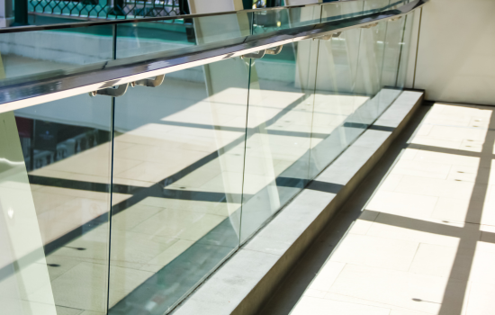 SS Steel Glass Railing Image